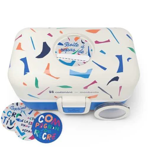 Monbento MB Tresor lancheira para snacks grande - Catimi Blue Terrazo - Image 5