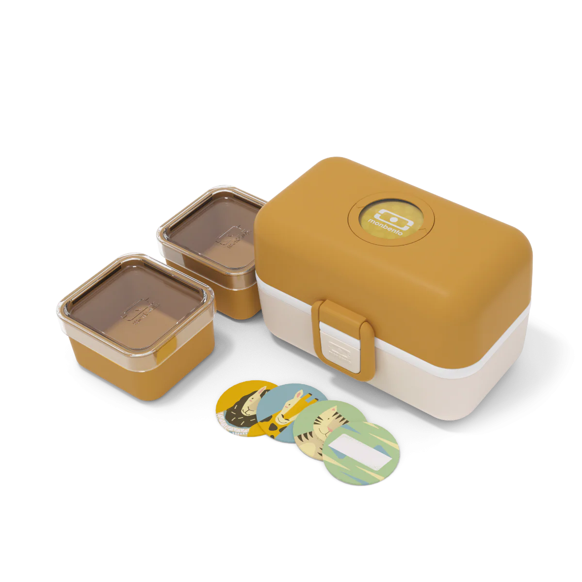 Monbento MB Tresor lancheira para snacks grande - Mostarda