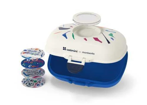 Monbento MBgram lancheira para snacks pequena Blue Terrazo - Image 4