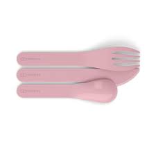 Monbento talheres infantis cor de rosa 3peças - Image 3