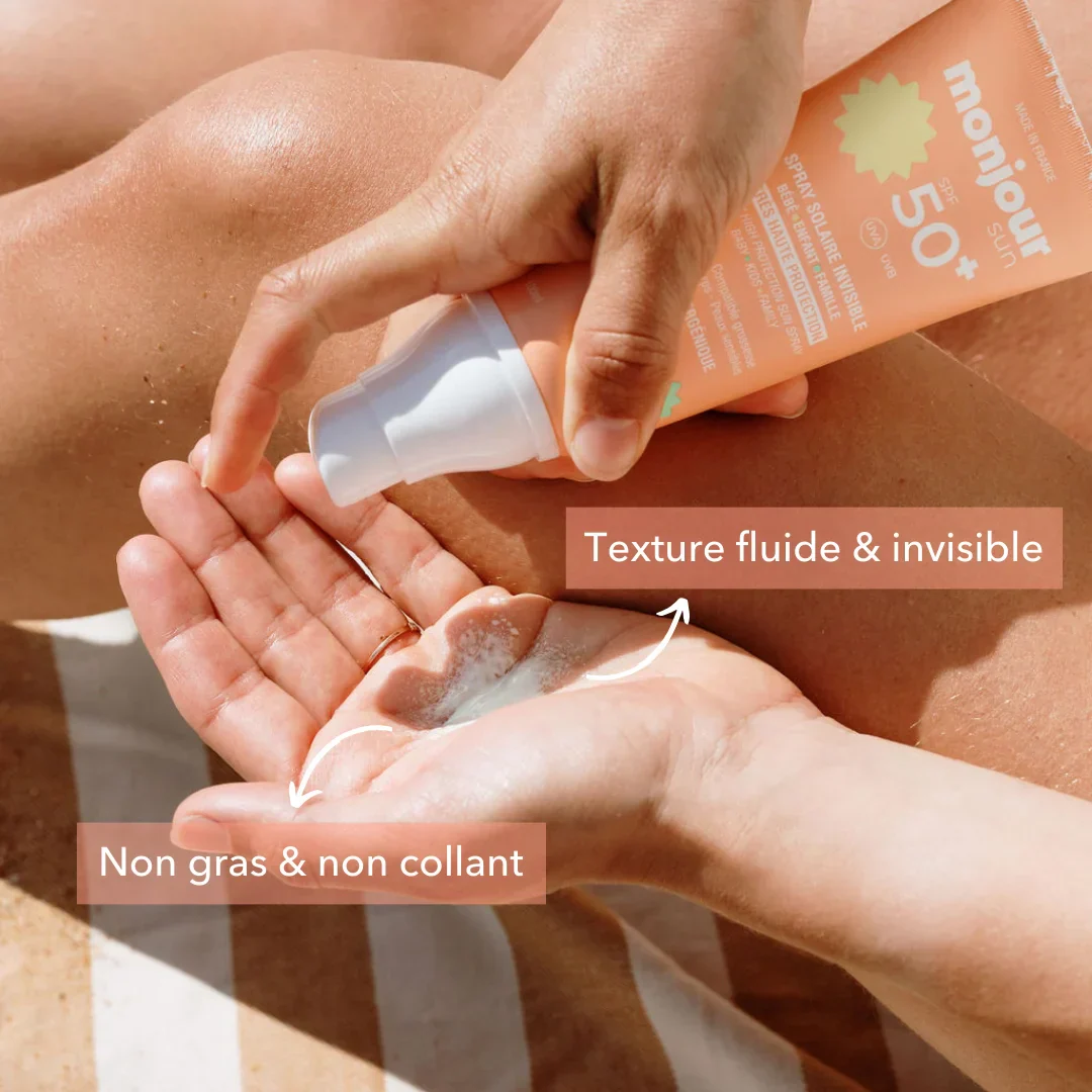 Monjour Protetor solar SPF 50+ Hipoalergénio spray 100ml - Image 4