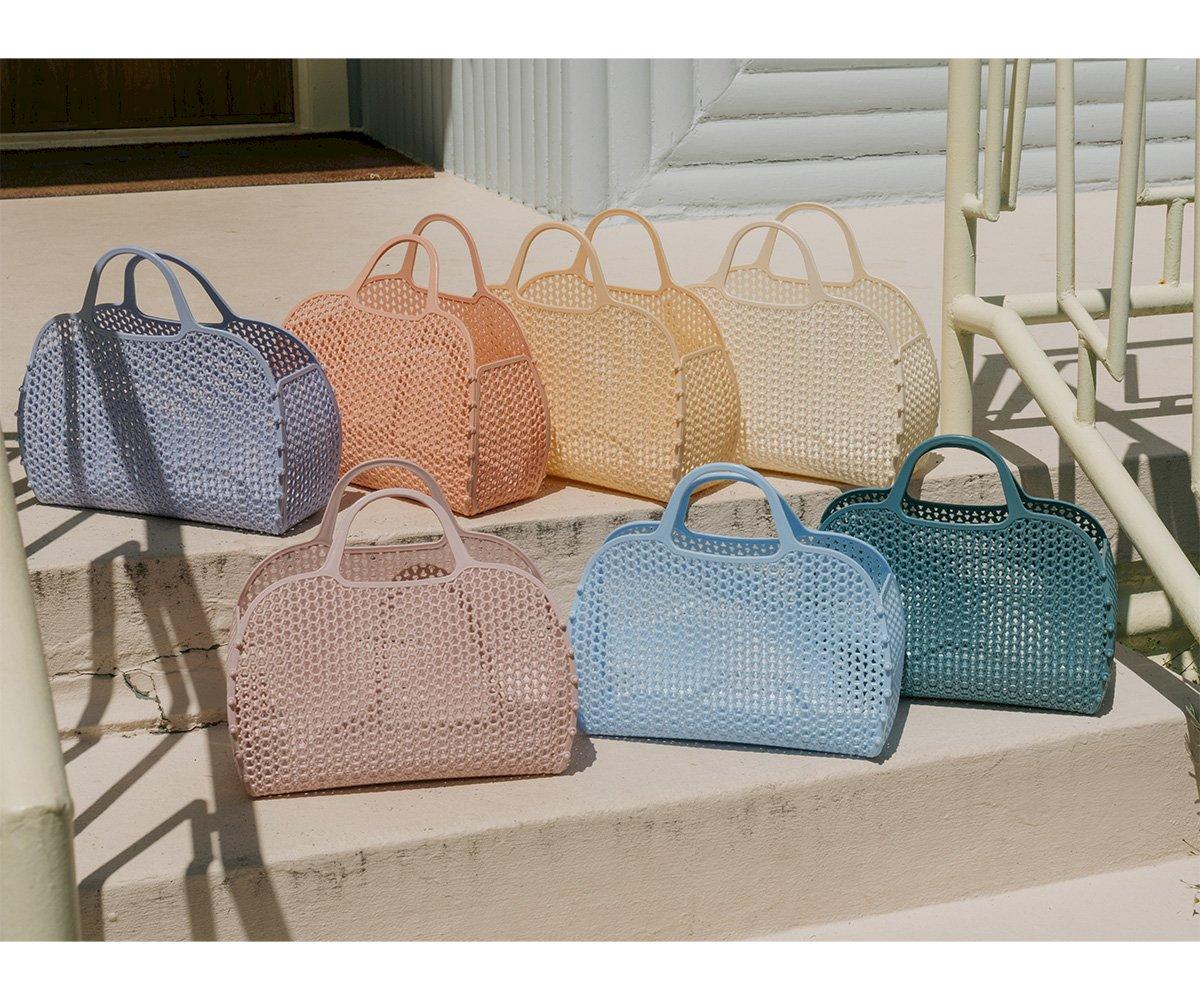 Monneka Bolsa Anti-areia Jelly Retro