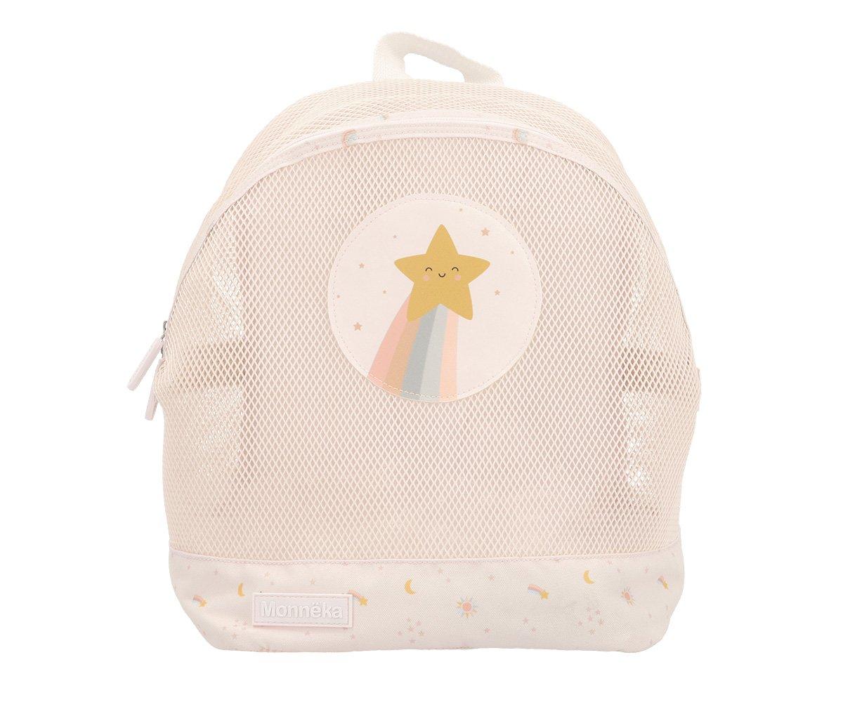 Monneka Mochila infantil Anti-areia Estrela/ Arco iris