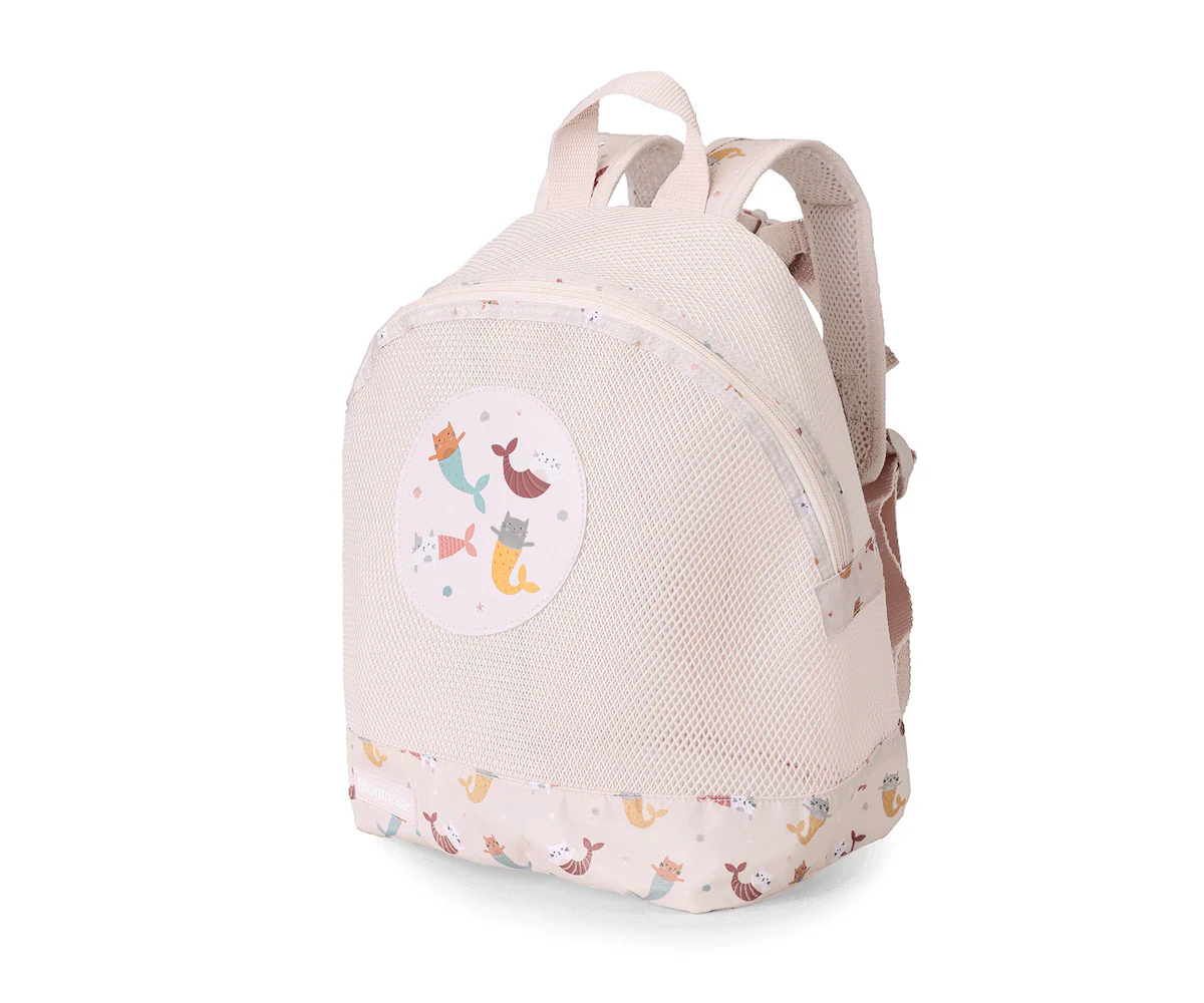 Monneka Mochila infantil Anti-areia Mermaid Cats - Image 3
