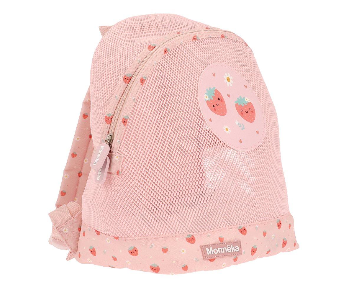 Monneka Mochila infantil Anti-areia Morangos
