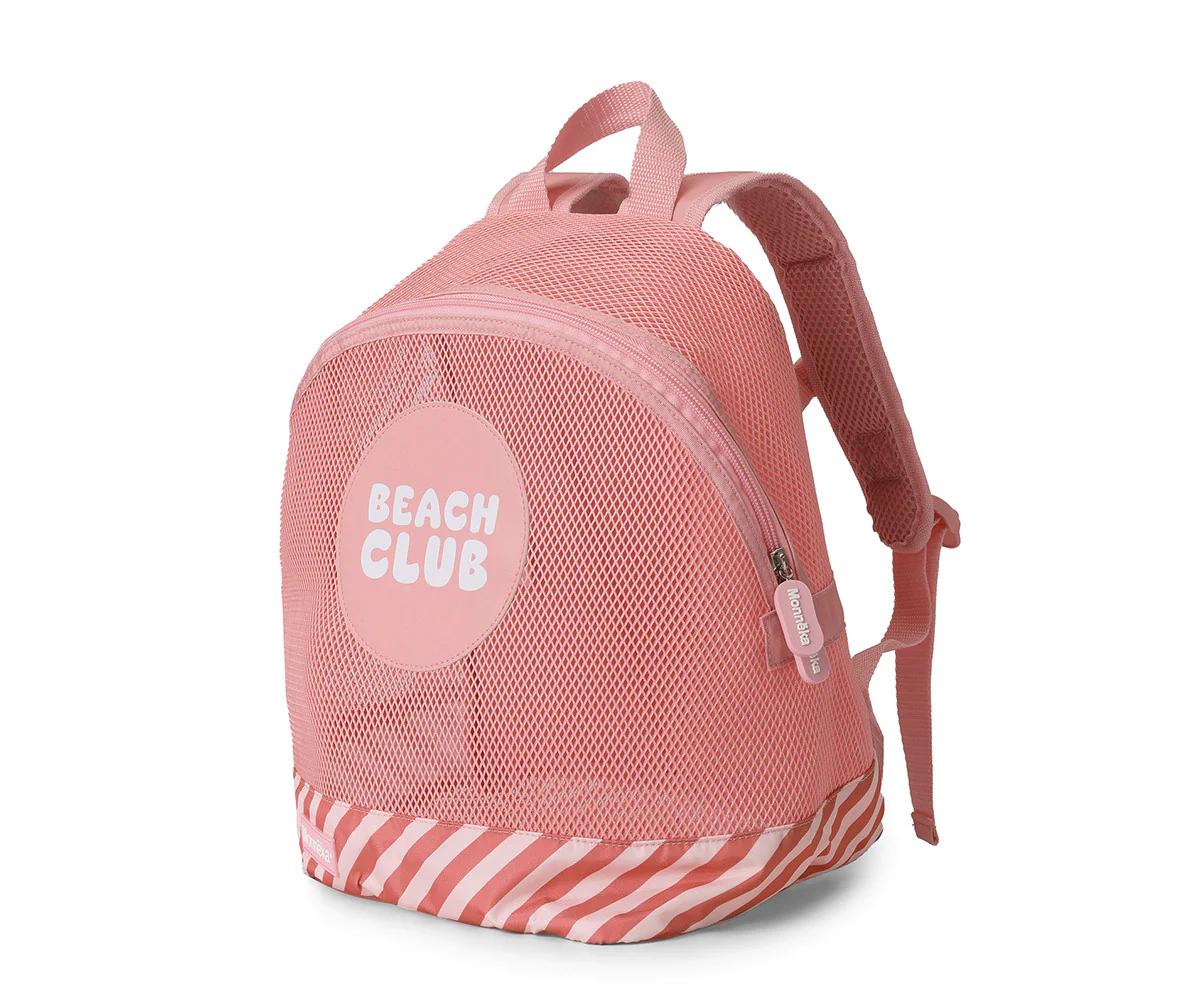 Monneka Mochila infantil Anti-areia Stripes Bloom and Blush - Image 3