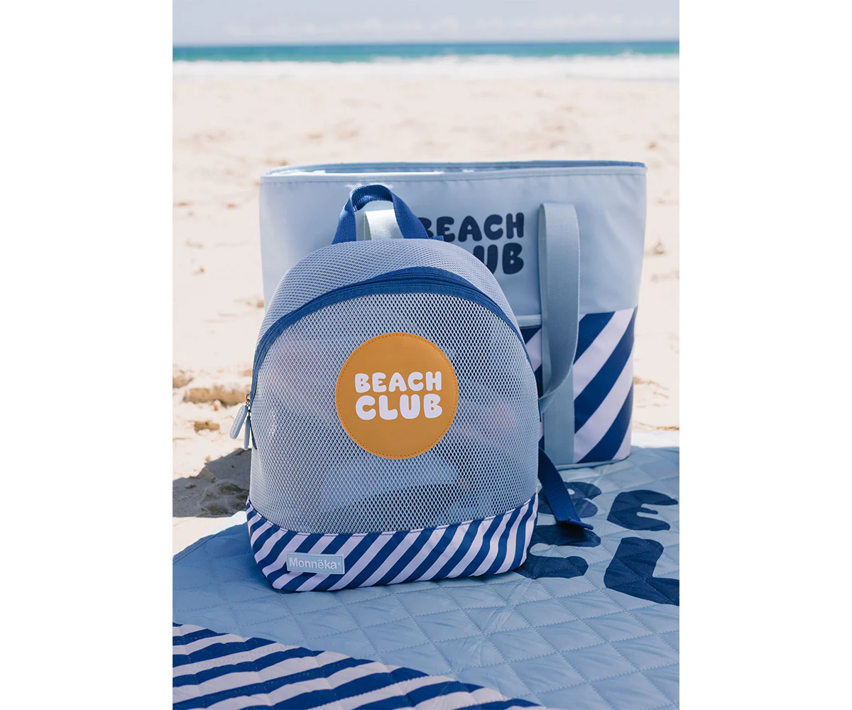 Monneka Mochila infantil Anti-areia Stripes Blues and Beyond - Image 4