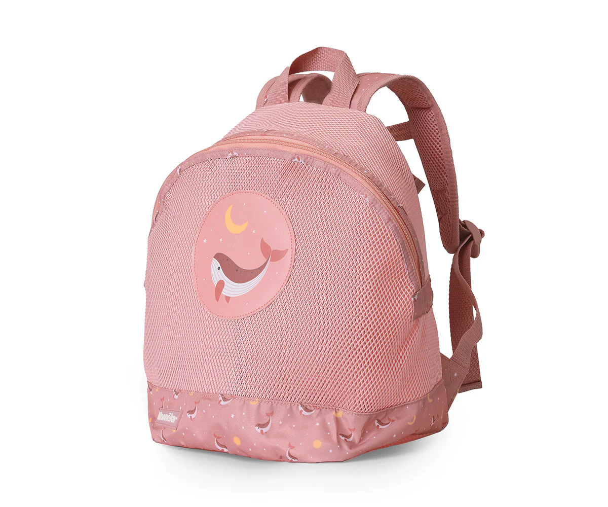 Monneka Mochila infantil Anti-areia Whale Pink - Image 2