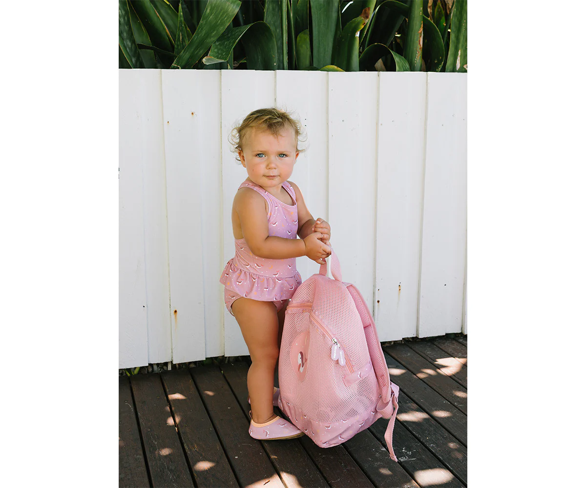 Monneka Mochila infantil Anti-areia Whale Pink - Image 4