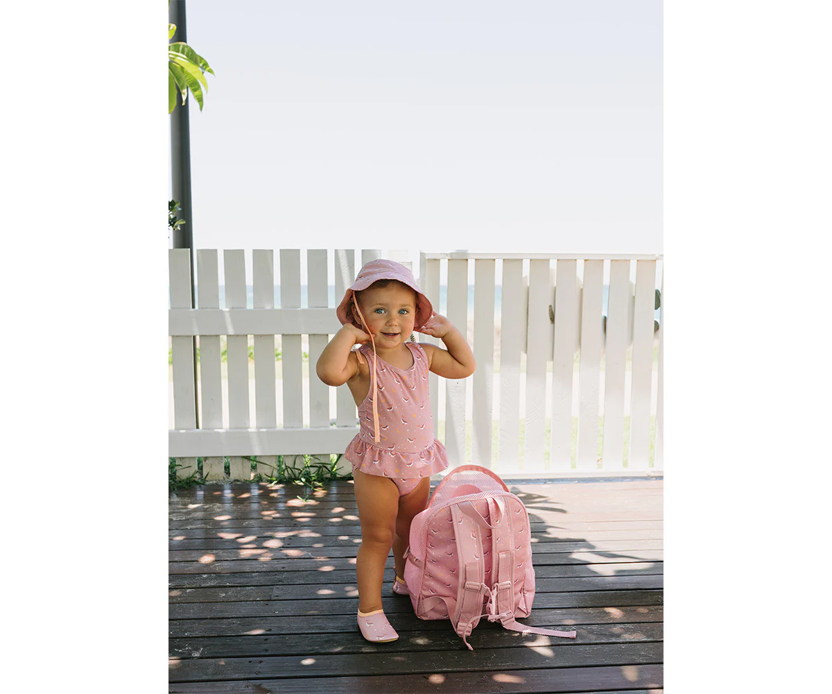 Monneka Mochila infantil Anti-areia Whale Pink - Image 5