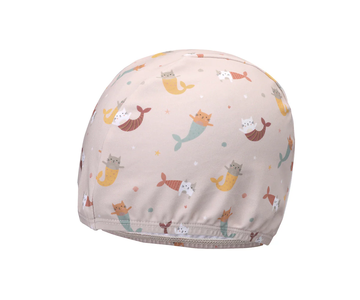 Monneka Touca Natação Infantil Mermaid Cats