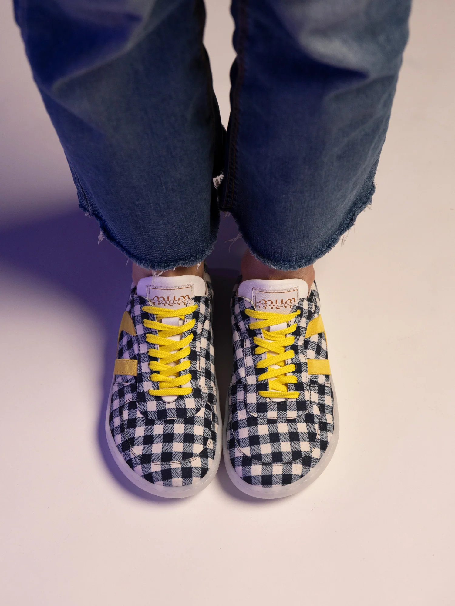 MUM Barefoot - Sapatilha Eva Vichy Lemon - Image 3