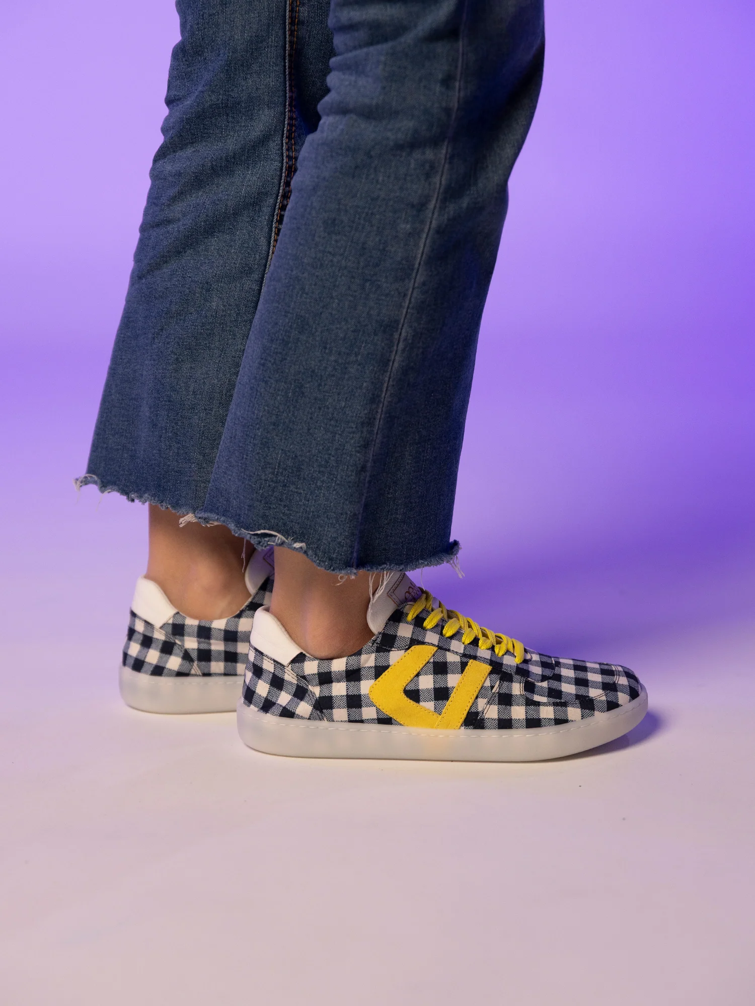 MUM Barefoot - Sapatilha Eva Vichy Lemon - Image 4