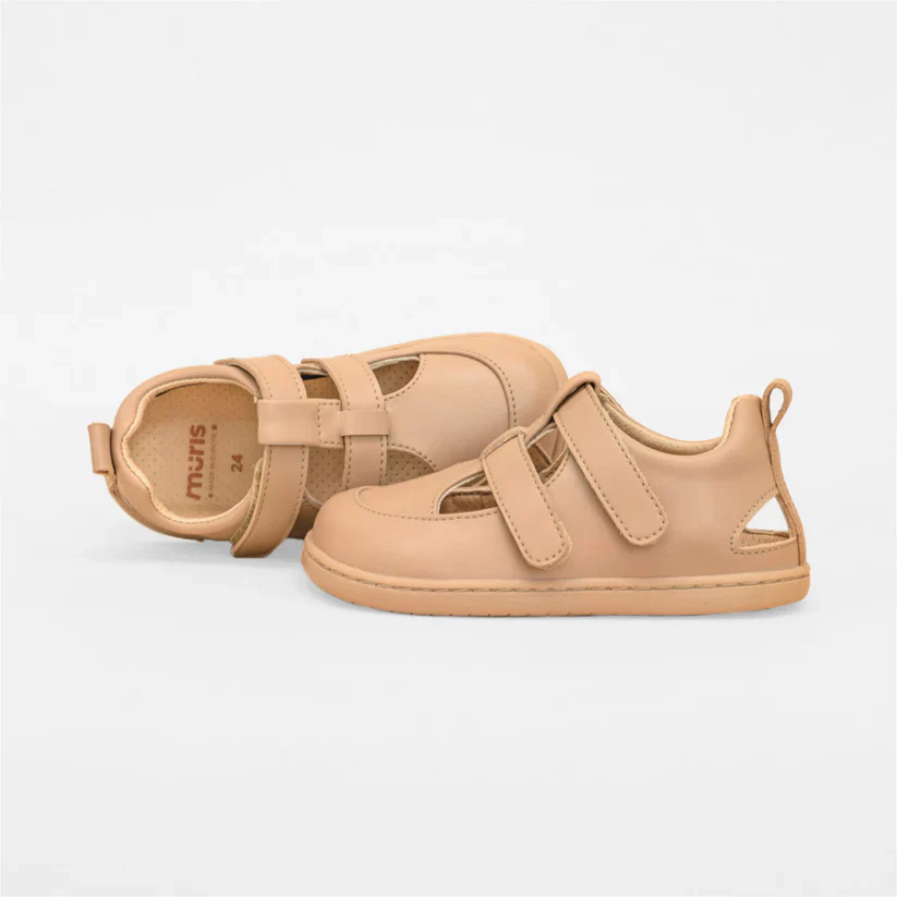 Muris Barefoot Sandália Fechada Fiji Mini Tan Brown - Image 3