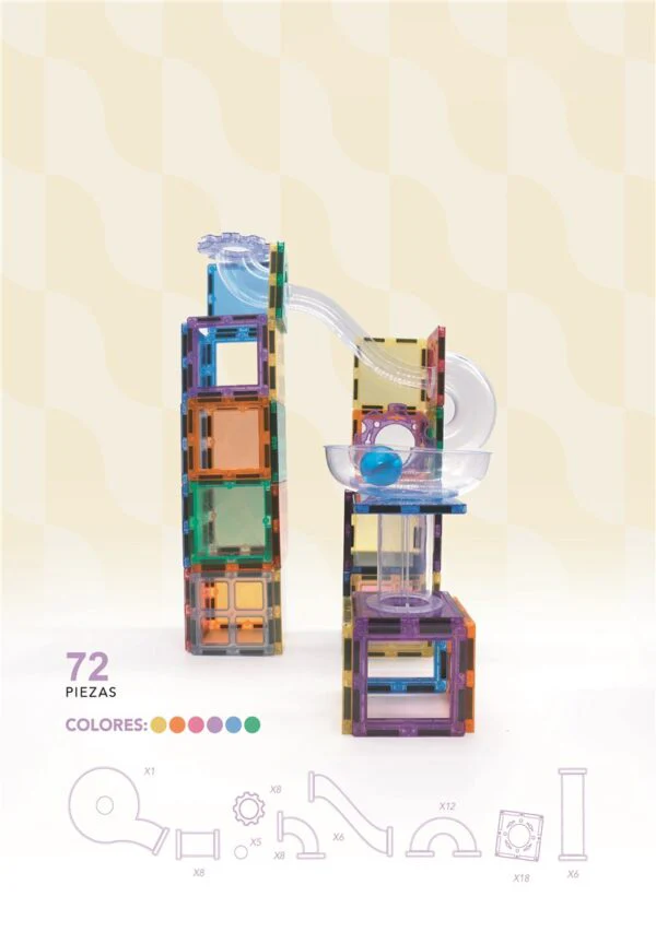 Nomic Jogo Blocos Magnéticos Whee 72pc - Image 3