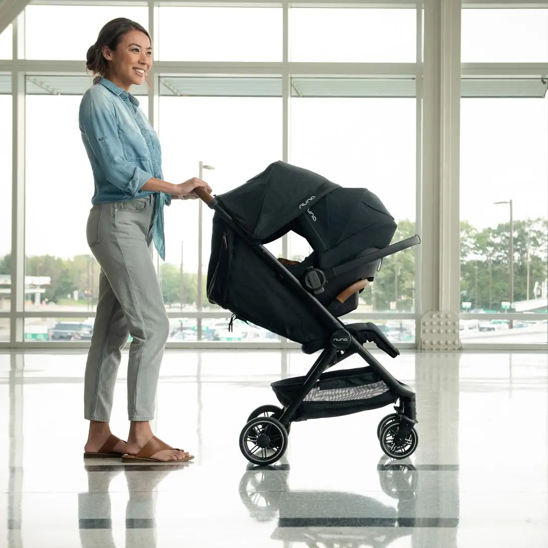 Nuna DUO carrinho de passeio compacto TRVL  + ovo PIPA NEXT - Image 11