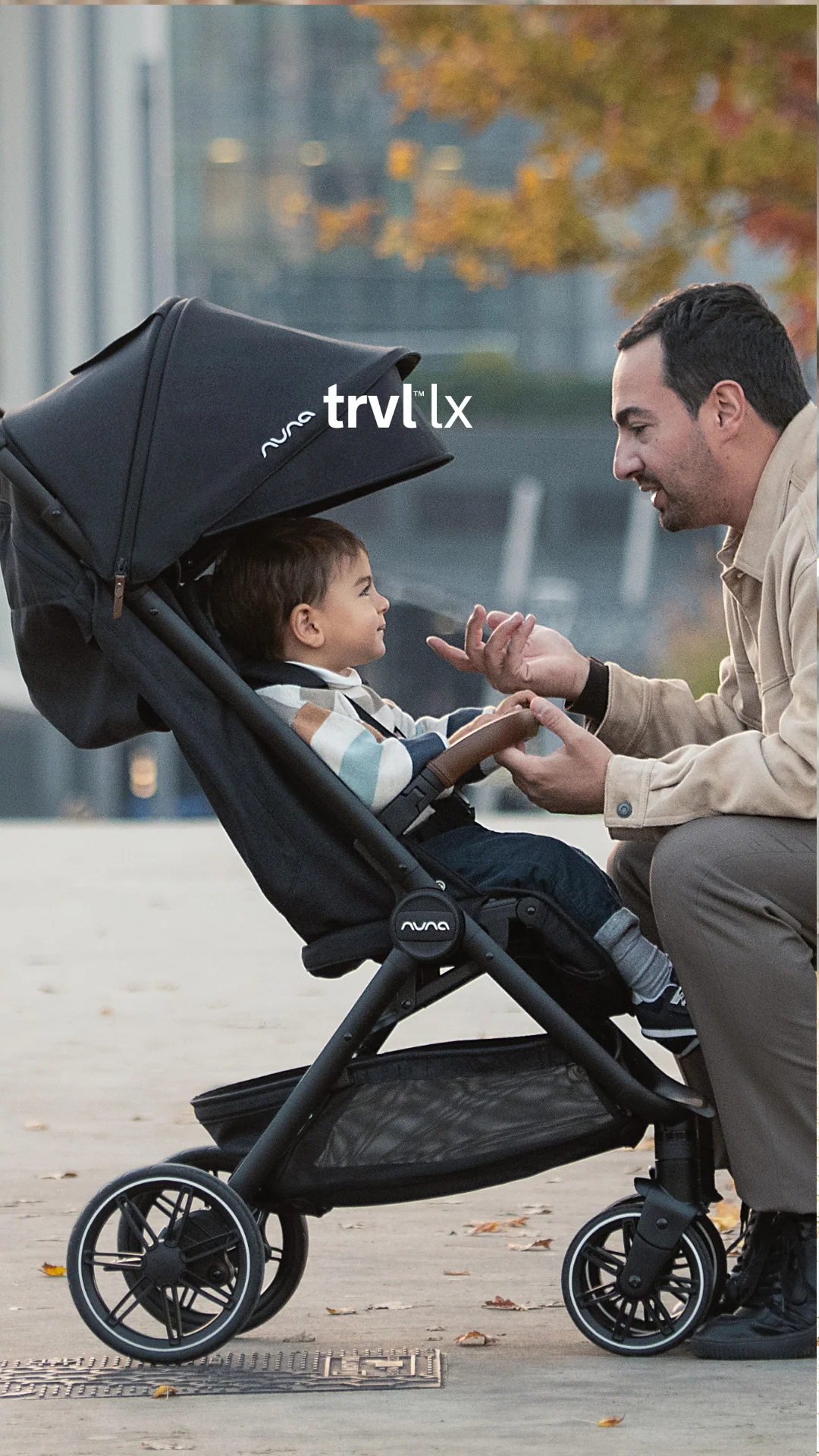 Nuna DUO / TRIO carrinho de passeio compacto TRVL LX Pine - Image 26