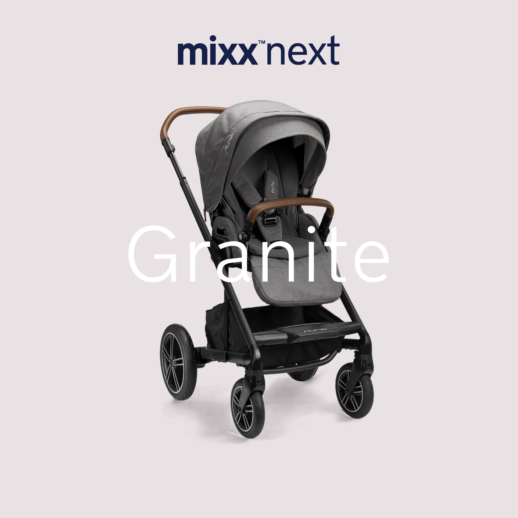 Nuna DUO / TRIO carrinho de passeio Reversível MIXX NEXT Granite