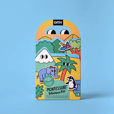 OMY Autocolantes Reutilizáveis - Animais