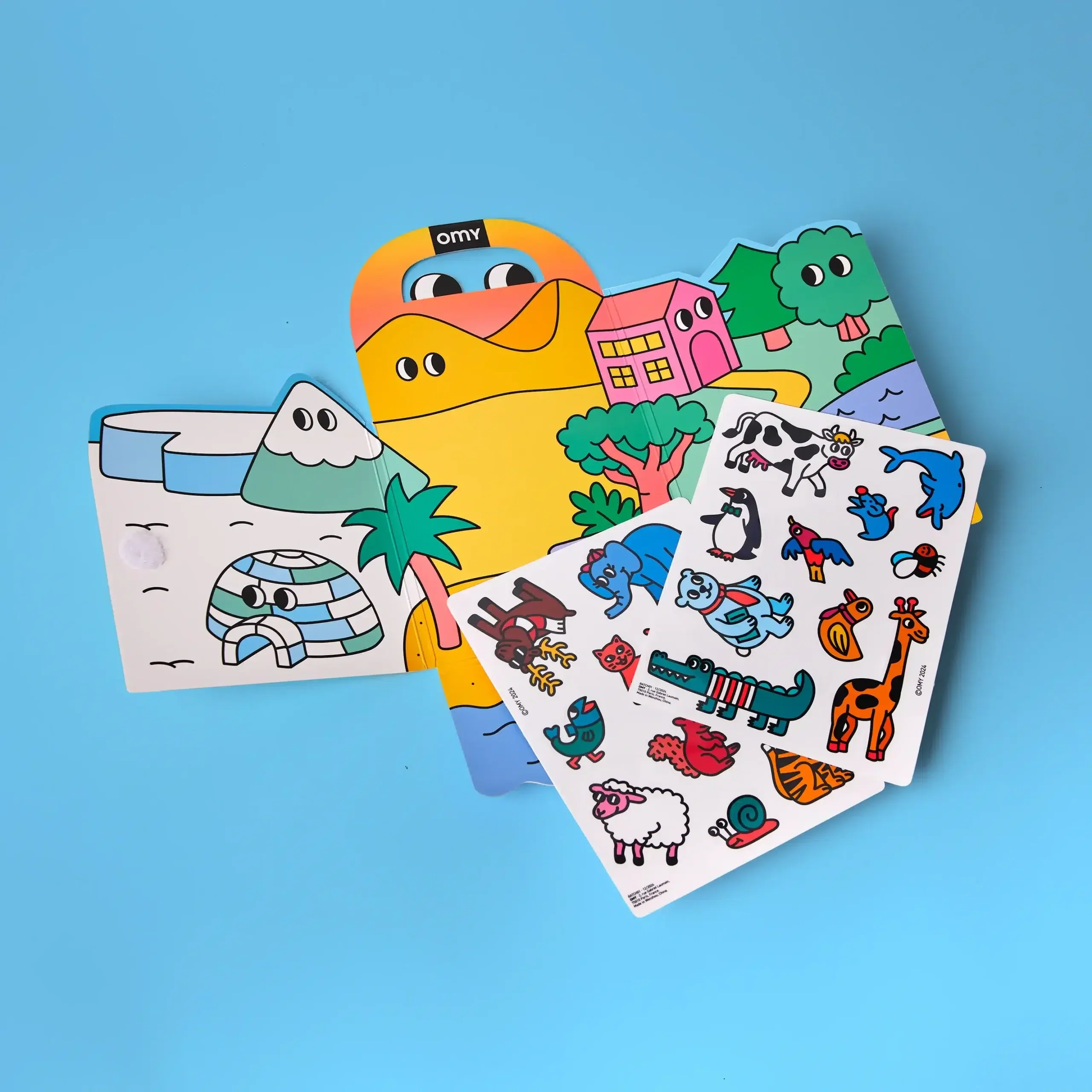 OMY Autocolantes Reutilizáveis - Animais - Image 2