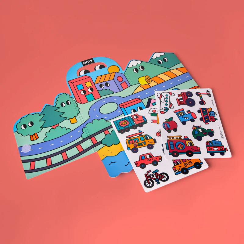 OMY Autocolantes Reutilizáveis - Veículos - Image 2
