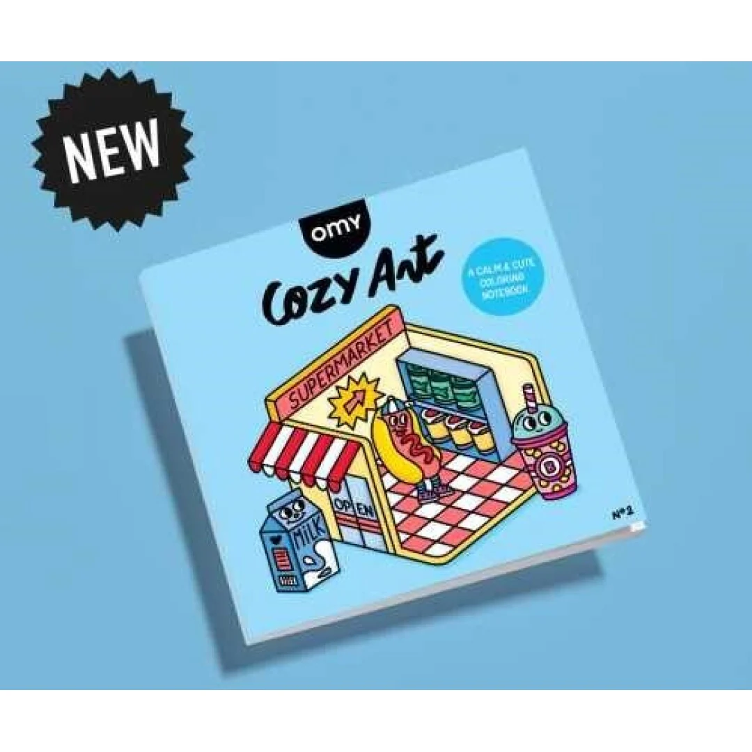 OMY Cozy Art - Livro nº2 SuperMarket