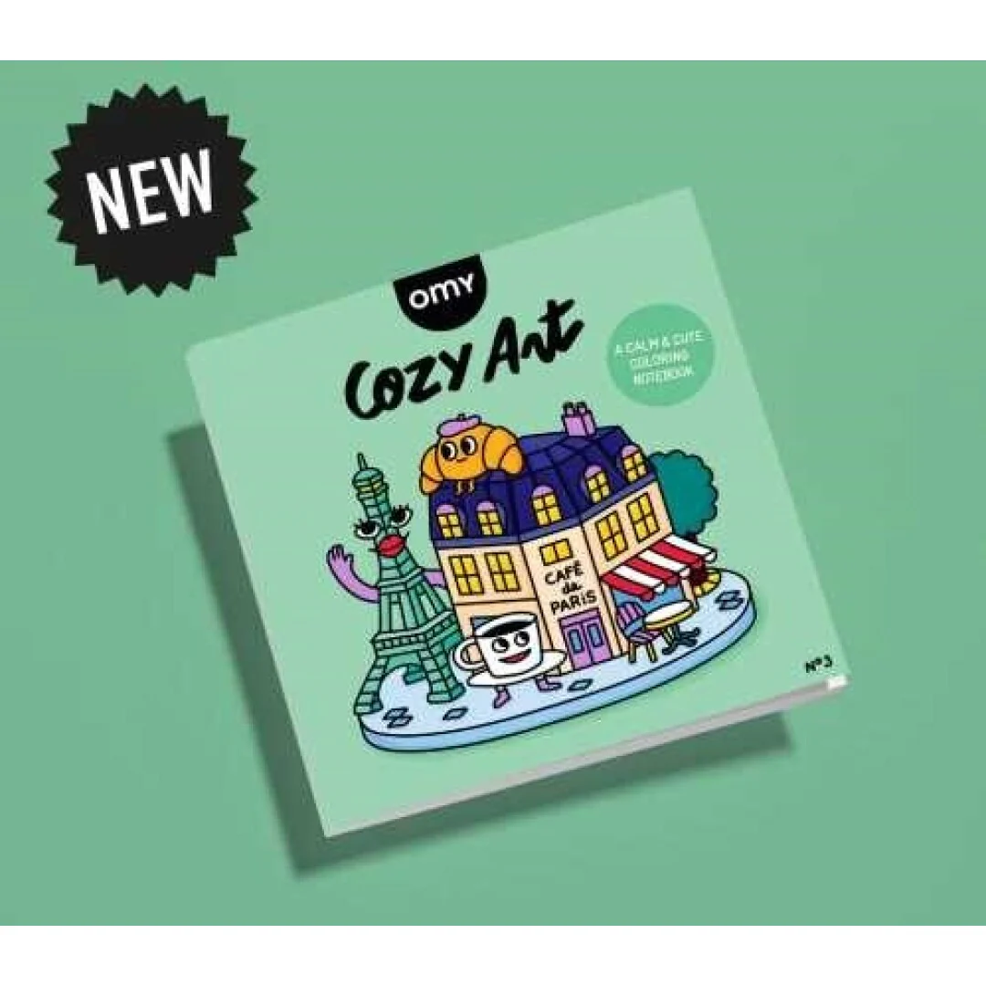 OMY Cozy Art - Livro nº3 Paris