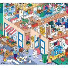 OMY Poster autocolantes XL - Casa - Image 2