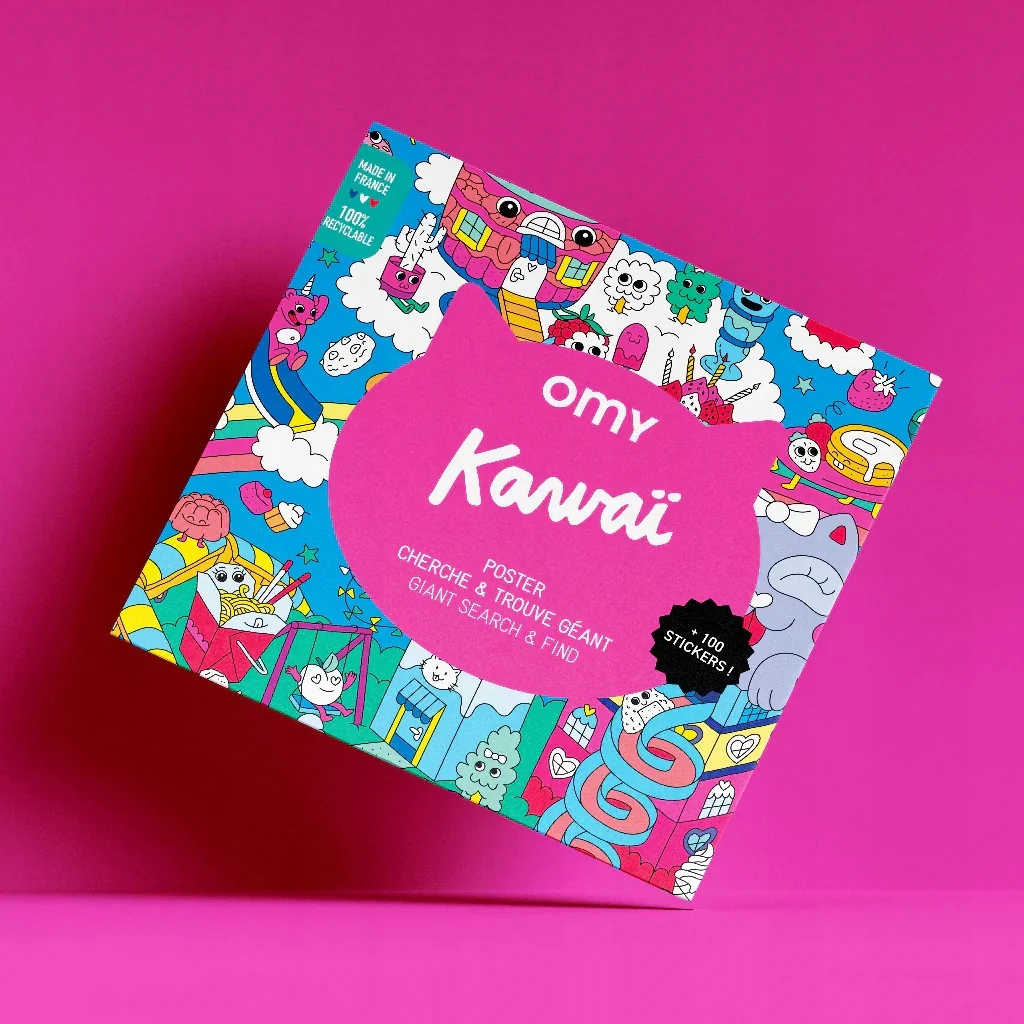 OMY Poster autocolantes XL - Kawaii