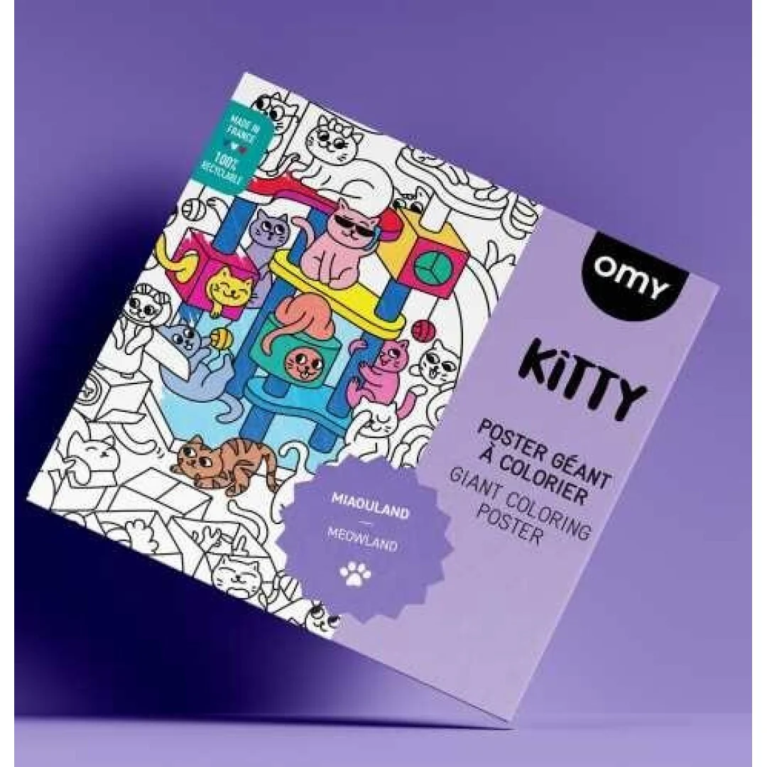 OMY Poster Pintar XL - Kitty