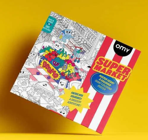 OMY Poster Pintar XL - SuperMarket
