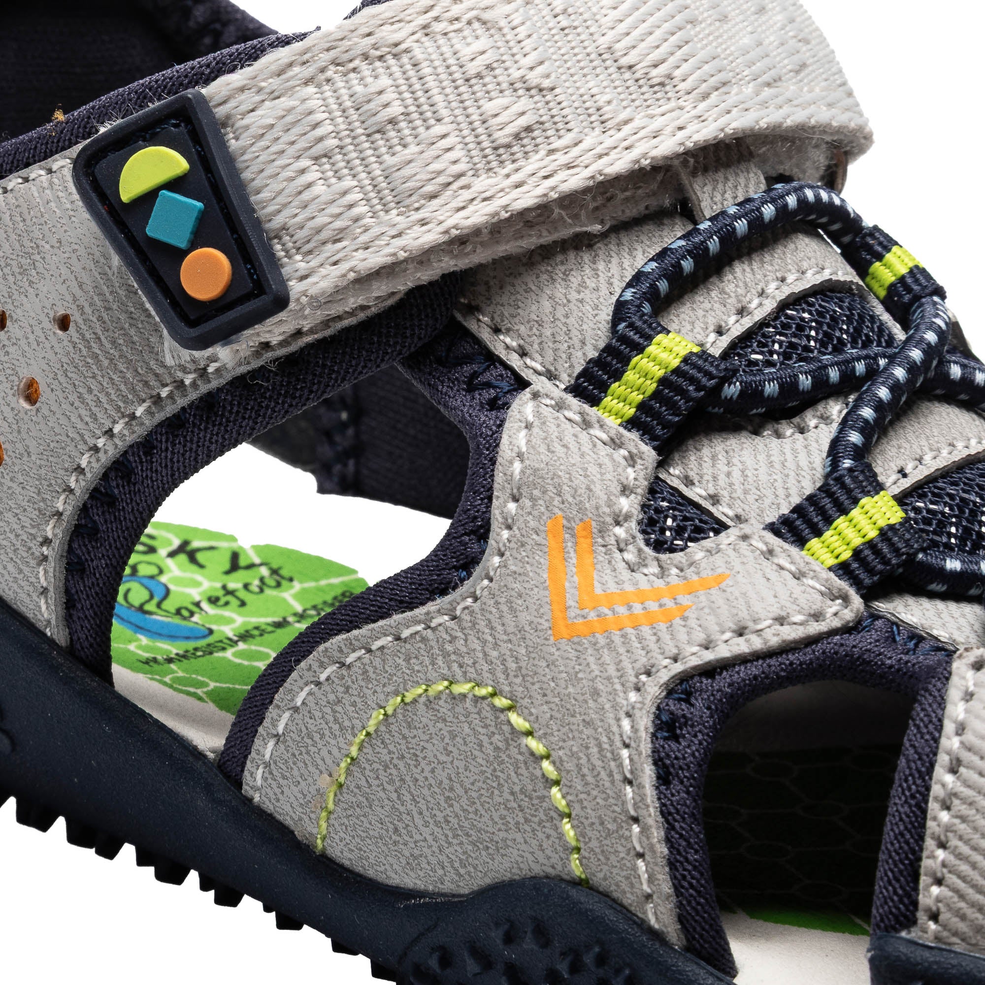 Pablosky Barefoot Sandália Grey-Navy - Image 2