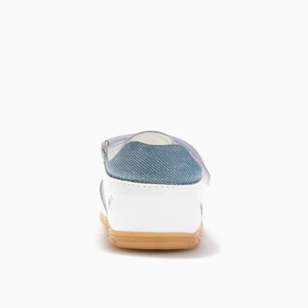 Pablosky Barefoot Sandália Plus Blanco Jeans - Image 3