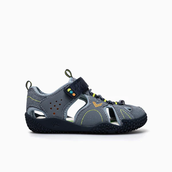 Pablosky Barefoot Sandália Steel Blue/ Orange - 985810 - Image 2