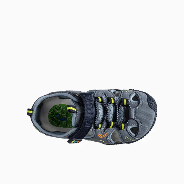 Pablosky Barefoot Sandália Steel Blue/ Orange - 985810 - Image 4