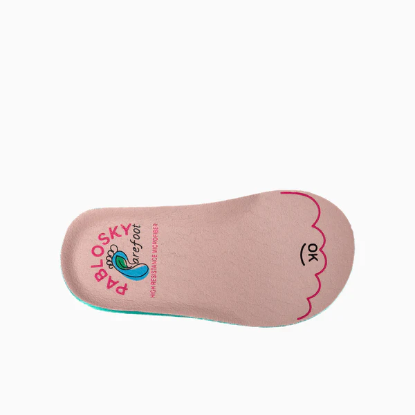 Pablosky Barefoot Sapatilha Lona Glitter Champanhe - Image 8
