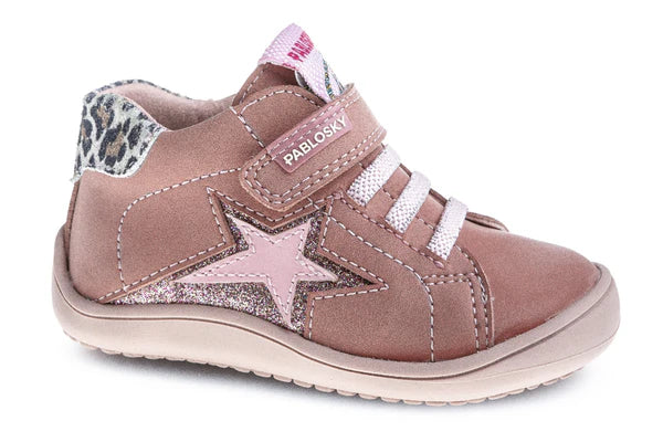 Pablosky Barefoot Sapatilha Nobuck Tech Framboesa