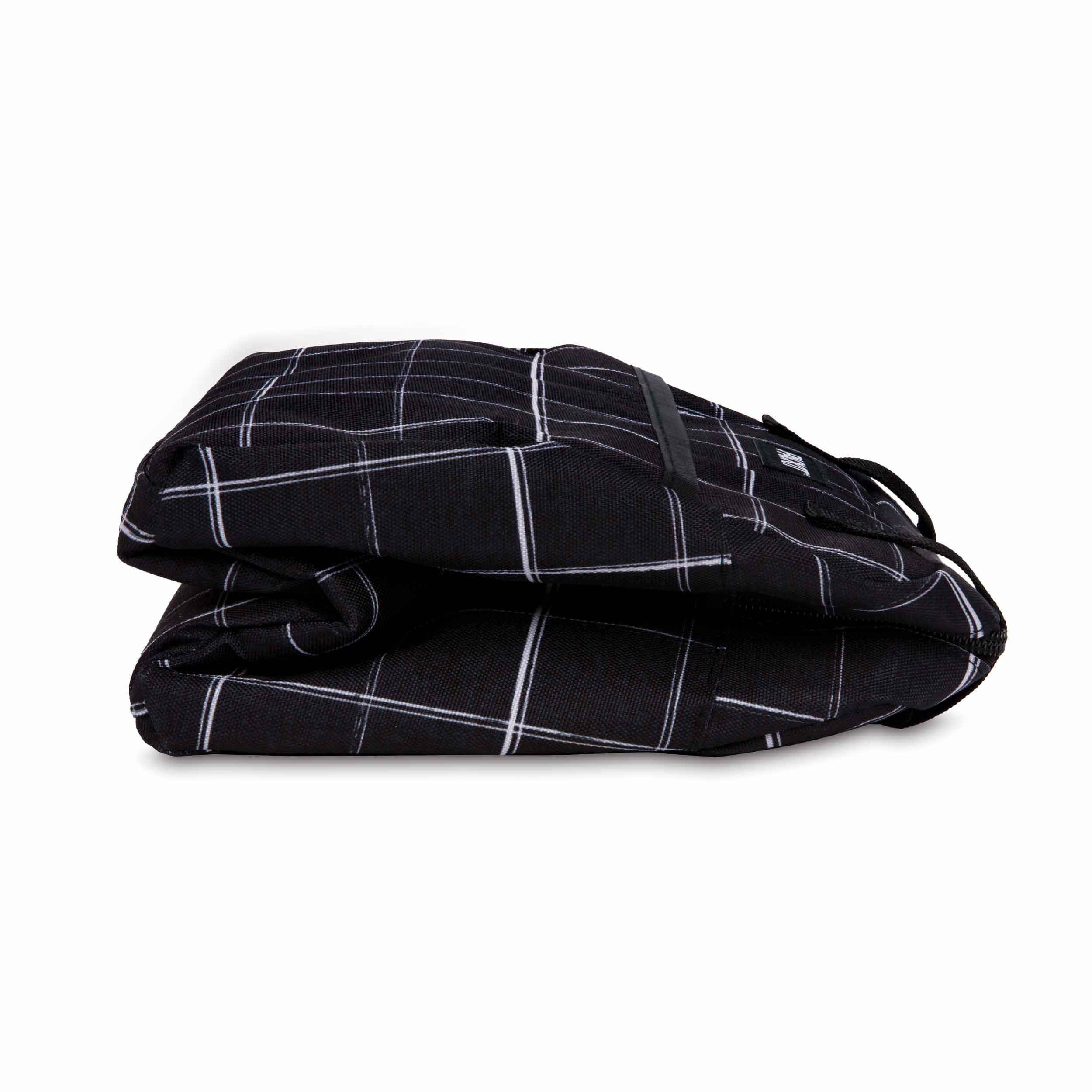 Packit Bolsa lancheira térmica - Hampton Lunch Bag Black Grid - Image 3