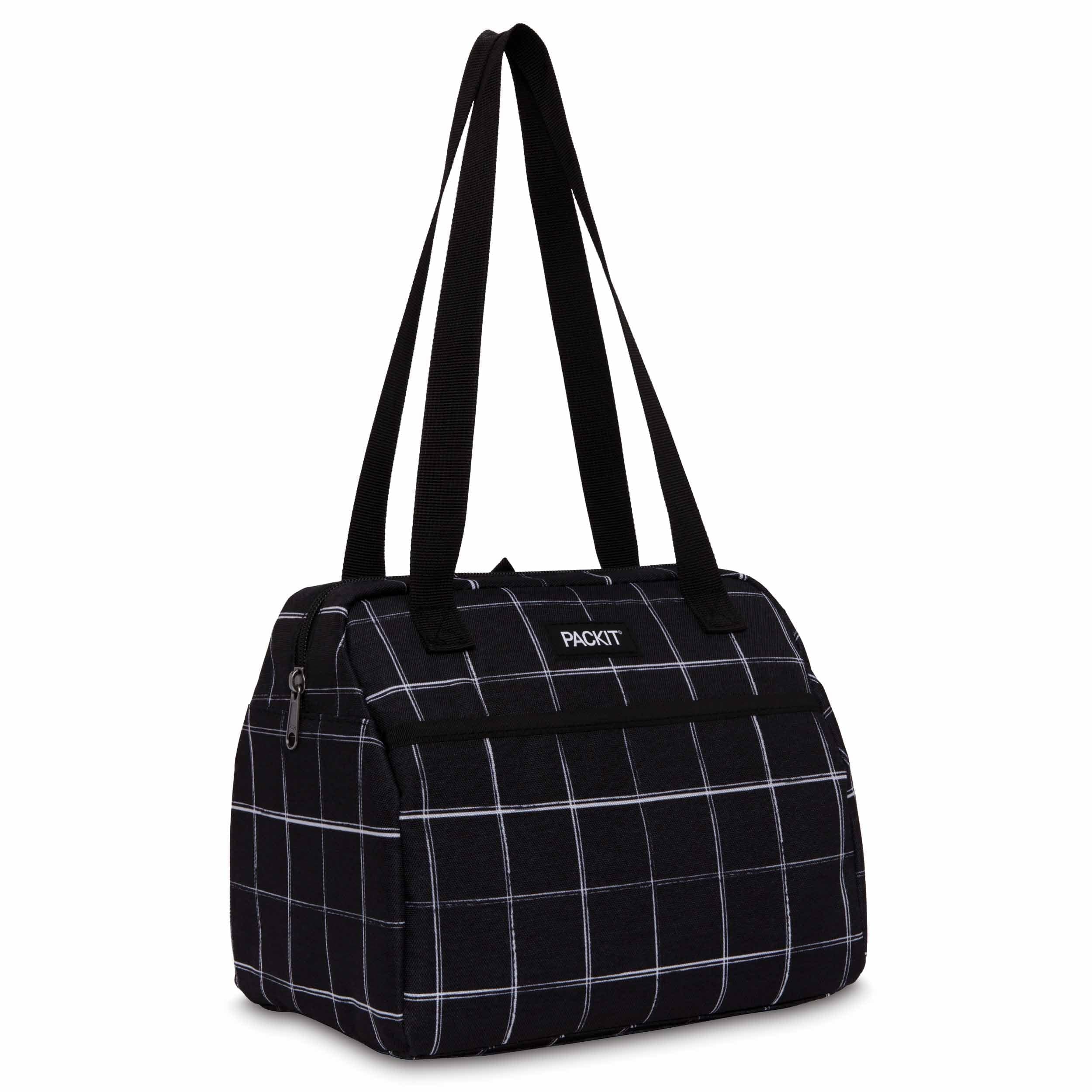 Packit Bolsa lancheira térmica - Hampton Lunch Bag Black Grid - Image 6