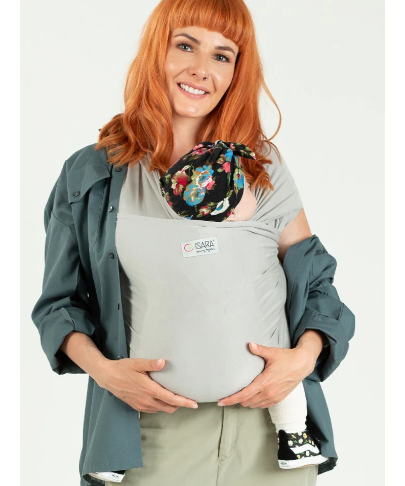 Pano elástico Isara TANBOOCEL BAMBOO Silver Grey