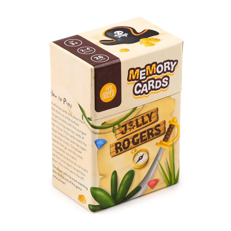 Puckator - Pirata Jolly Rogers - Set de cartas de memória para crianças