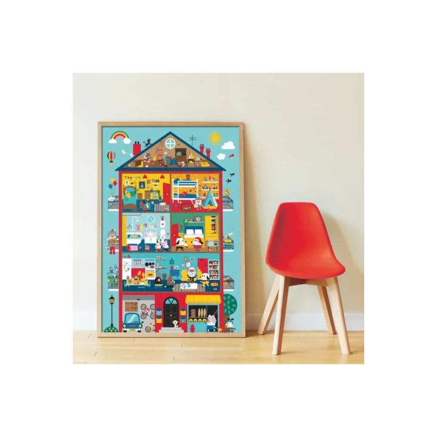 Poppik DISCOVERY - poster com autocolantes Casa - Image 3