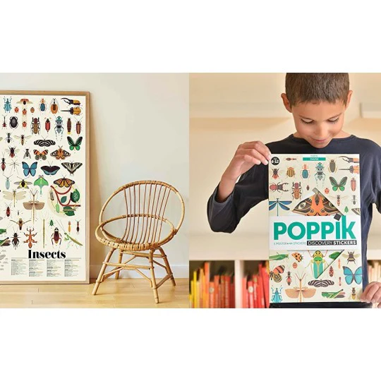 POPPIK DISCOVERY - poster com autocolantes Insetos - Image 5