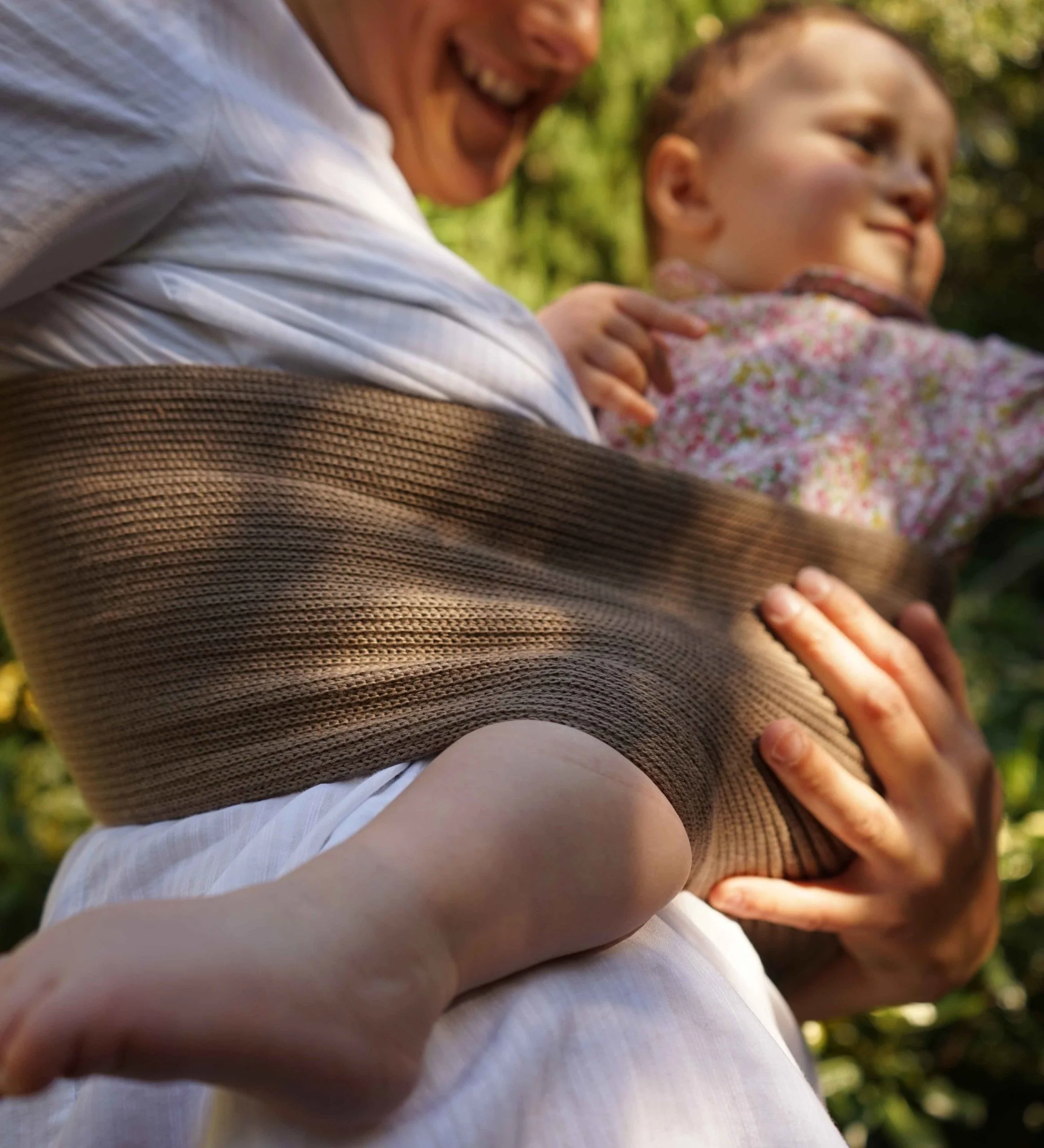Pouch Sling Neobulle Hop'La - Castanho Ficelle