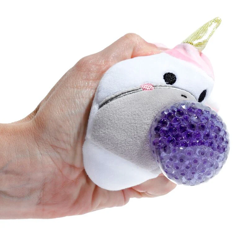 Puckator - Adoramals - Brinquedo de apertar Pelúcia Queasy Squeezies - Unicórnio - Image 6