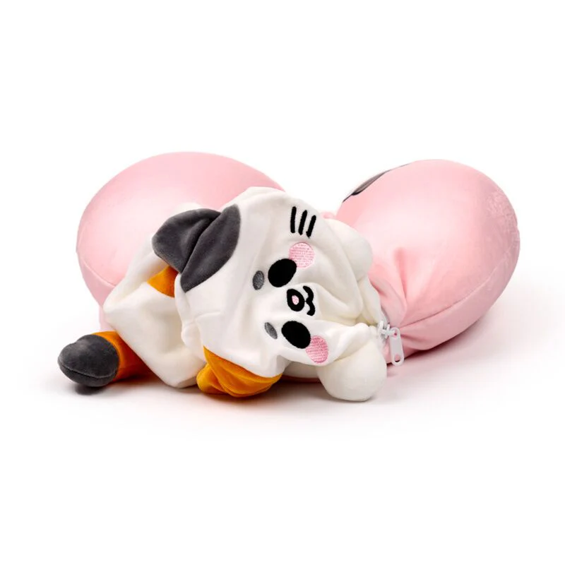 Puckator - Adoramals - Almofada de viagem e brinquedo 2 em 1 Swapseazzz  Gato - Image 5