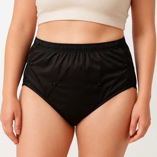 Pupus Cuecas impermeáveis para adulto [Cor: Black] * por encomenda