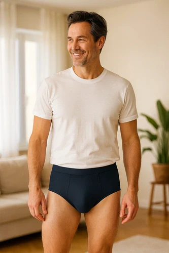 Pupus Cuecas absorvente para homem [Cor: Black] * por encomenda - Image 2