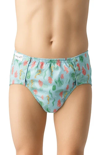 Pupus Cuecas reutilizáveis para Adolescentes 45-65kg [Cor: Seahorse] * por encomenda - Image 2