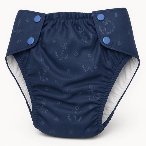 Pupus Fraldas Pull Up reutilizáveis para crianças 20-45kg [Cor: Anchors] * por encomenda